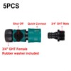 Reliable Quick Connect Garden Hose Kit with Shut Off Valve