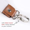 Alizeal Mens 1 Inch 3 Swivel Hooks Suspender with Leather