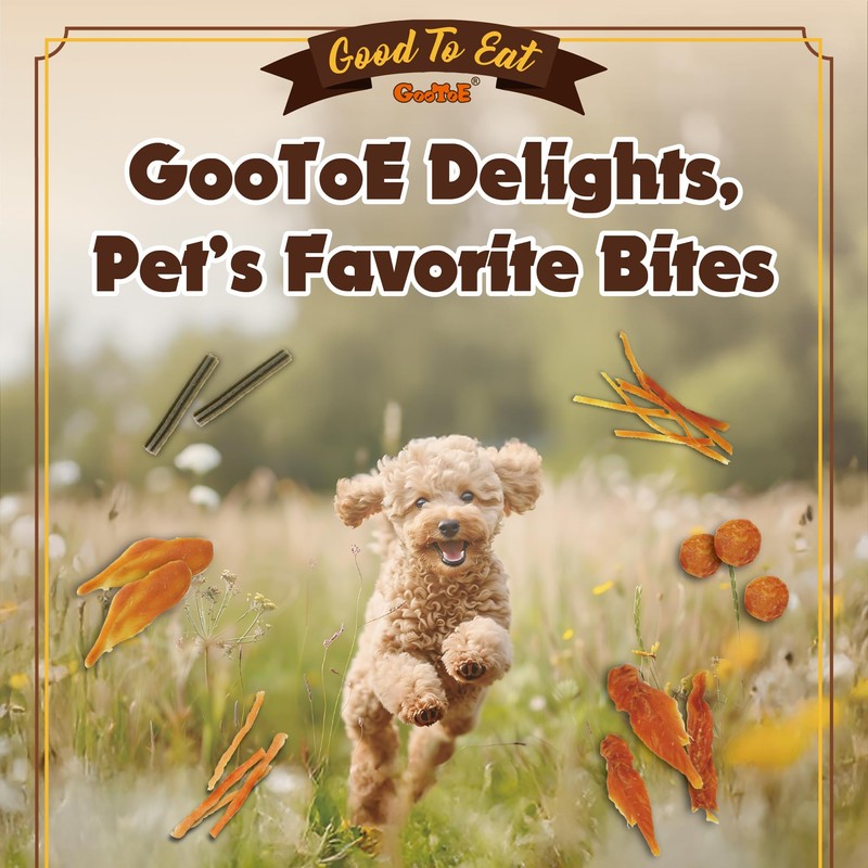 Gootoe - Soft Chicken Sticks 1lb - All Natural, Hypoallergenic