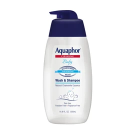 Aquaphor Baby Wash & Shampoo Fragrance Free - 16.9 oz, Pack of 4