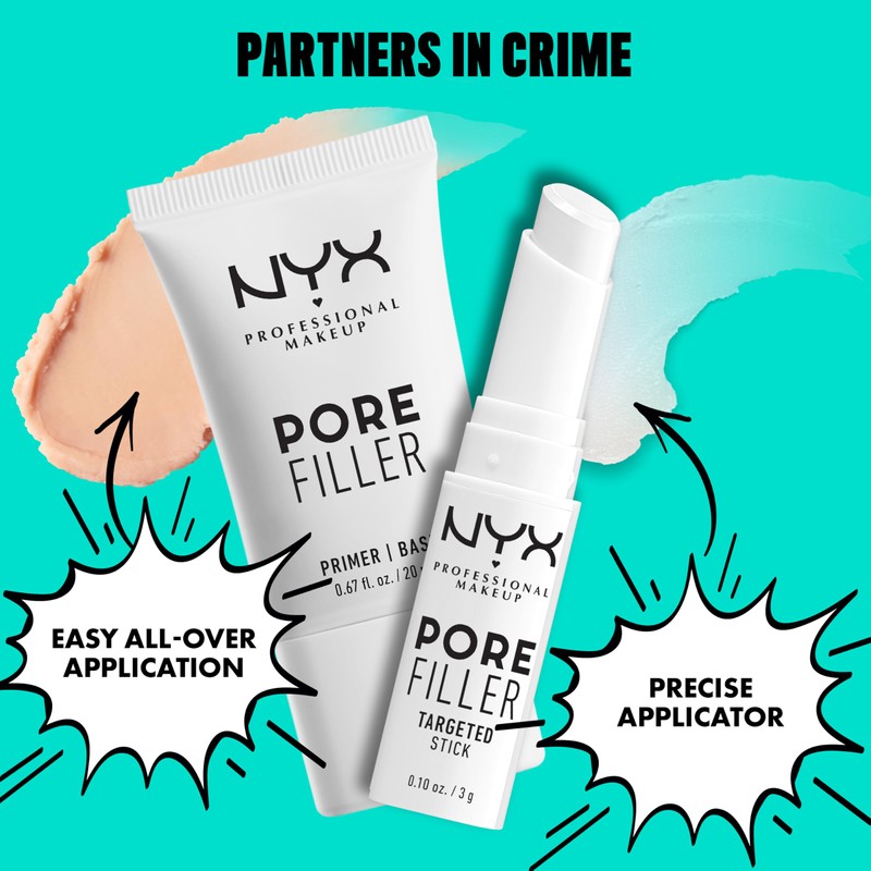 NYX PROFESSIONAL MAKEUP Pore Filler Blurring Primer, Vegan Face Primer