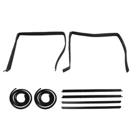 SEBLAFF Rubber Door Weatherstrip Seal Kit Set Black Replacement for 1983-1994 S10 Blazer S-15 Jimmy