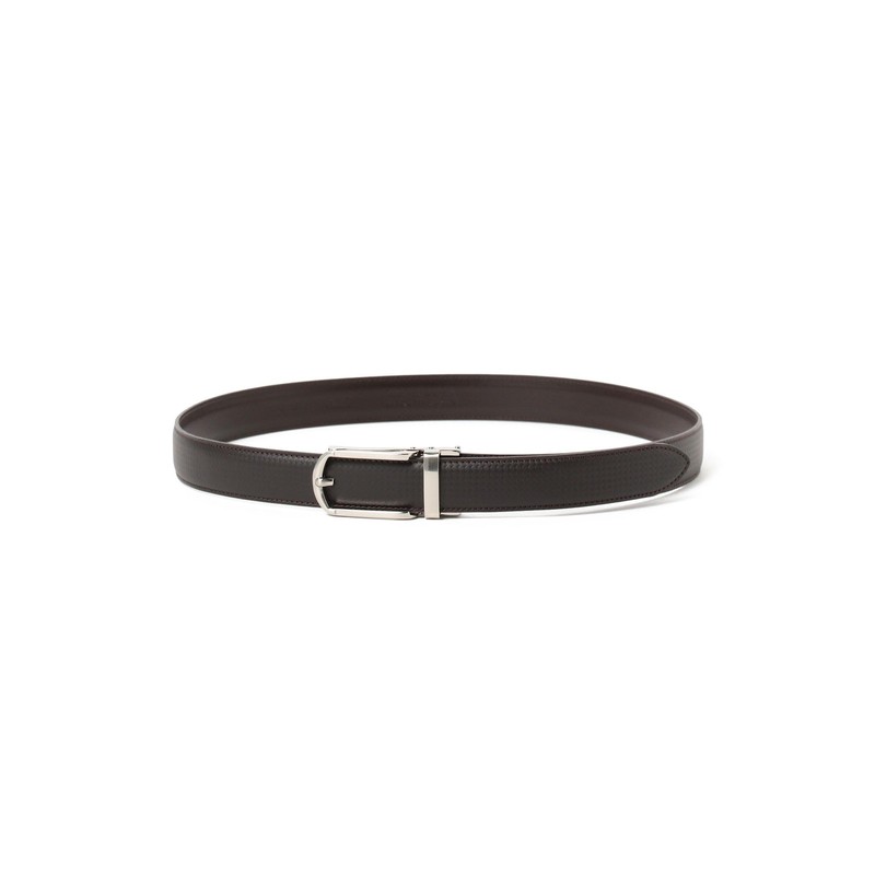Beams Heart Men's Leather Belt Design Belt, Braun