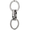 KeyUnity KA15 Titanium Key Ring, Connector, 360 Degree Rotation, Titanium