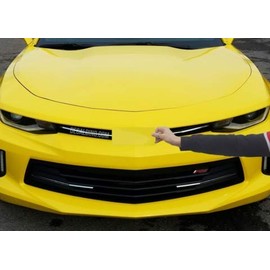 Decaldino Truck Emblem Wrap Kit Fits Chevy Models Bowtie Badge Decal Bright Yellow