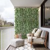 Windscreen4less Artificial Expandable Laurel Leaf Faux Leaves Privacy Fence Screen