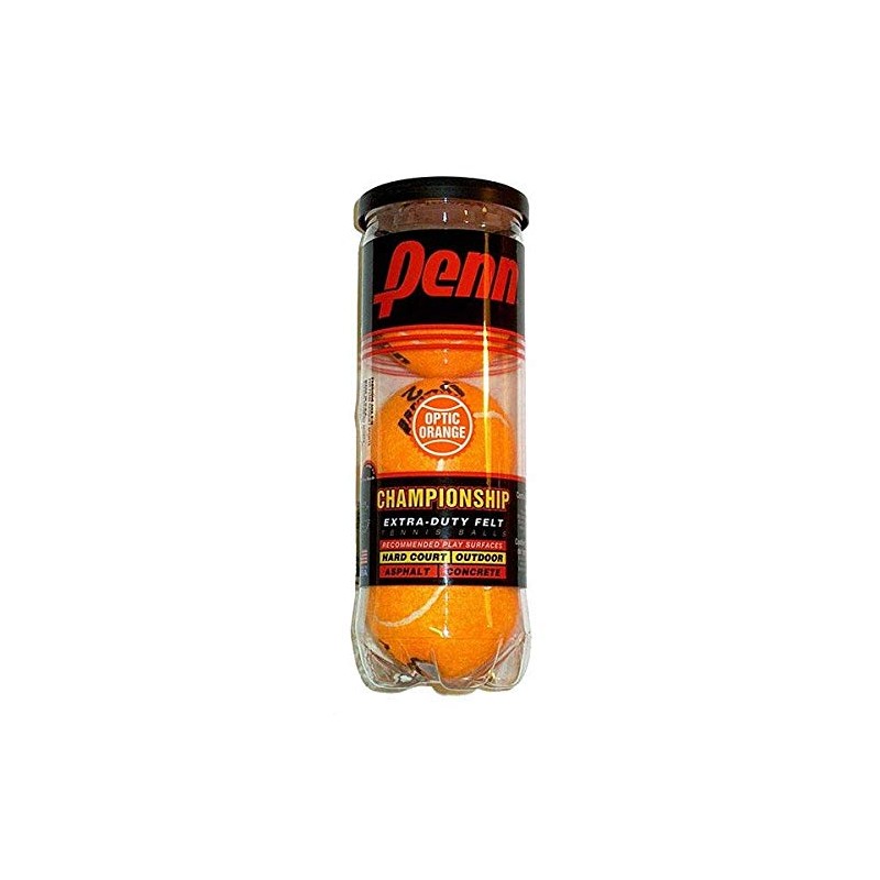 Penn Championship Orange Extra Duty Tennis Ball (Pack of 3