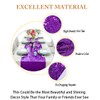 ShinyBeauty Purple Sequin Table Runners 12x108 Inches (Pack of 10)