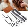 Barber Scissors Set Professional Kit Hair Styling Shearing Tool with