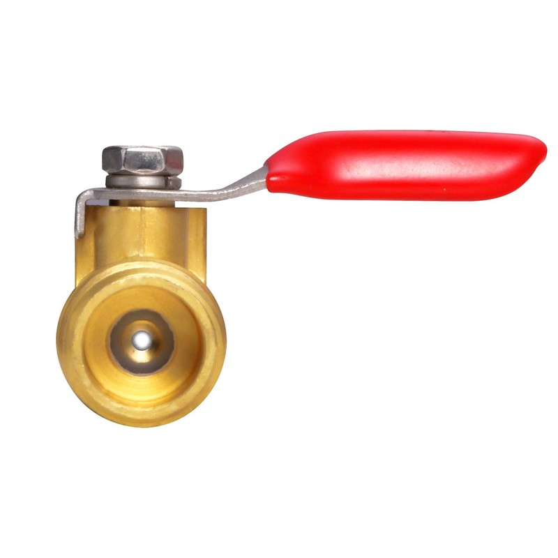 Litorange 2 PCS Brass Water Mini Ball Valve Shut Off