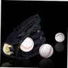 Mikinona 1pc PU Softball Glove for Comfortable Shockproof Batting Pitcher