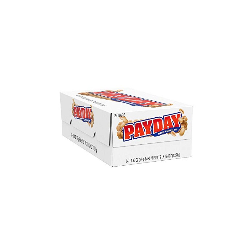 PAYDAY Peanut Caramel Bar (1.85Ounce Bars, Pack of 24)