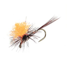 river peak parachute adams barbless by domestic proteyer (#16, orange post)