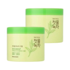 man with flowers Kwailnara Control Sports Self Soft Elasticity Massage Cream First Water Green Tea Control 300g 2pcs / 과일나라 컨트롤 스포츠 셀프 부드러운 탄력 마사지크림 첫물 녹차 컨트롤 300g 2개