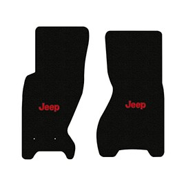 Lloyd Mats Custom-Fit Carpeted Floor Mats Premium Luxury Car Floor Liners for Grand Cherokee 2000-2004 Black - Black Jeep (2PC - Fronts, Black)
