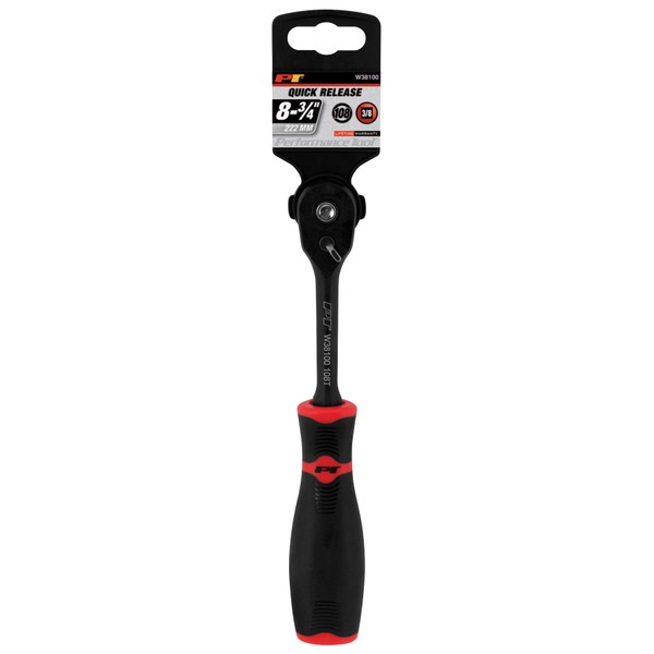 Performance Tool W38100 3/8" Drive Black Handle Ratchet - 108
