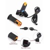 E Throttle 22mm Twist Throttle Accelerator with Switch LED Voltage