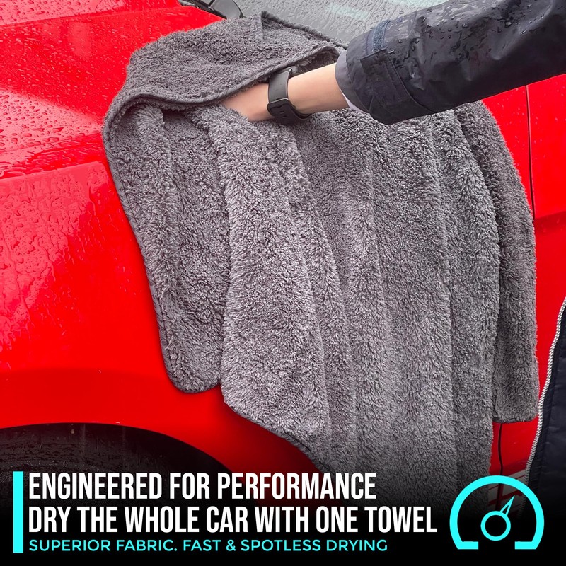 Towelogy® MEGA Car Drying Towel - XXL Microfibre For Cars