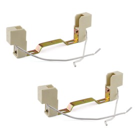 E-outstanding 2PCS R7S Ceramics Lamp Base Socket Lamp Holder Conveter Connector For T3 Halogen Light Bulb, 118mm