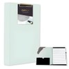 Mint Green A4 Padfolio Clipboard Folder with Notepad Pen Loop