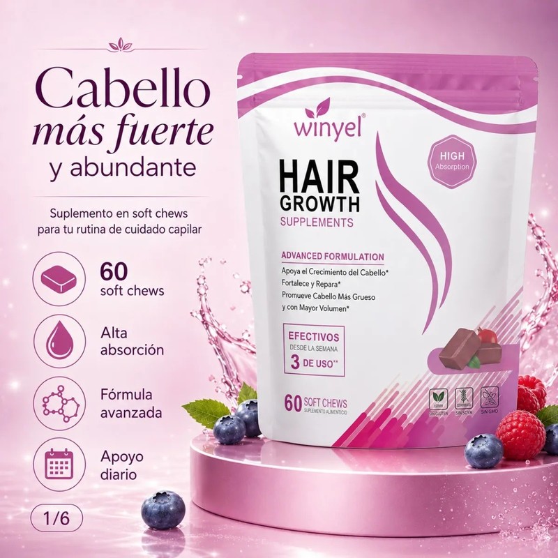 Belleza Diaria Vitnas Para Cabello Fórmula Avanzada Biotina