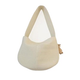 NASSIA Dog Cat Pet Sling Pet Bag Carrying Bag Carrier Strap Pet Supplies Small Pet Cuddle Bag Breathable Durable (White)