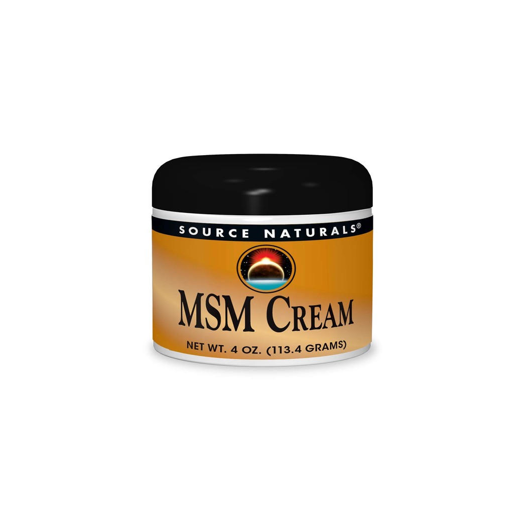 Source Naturals MSM Cream, Advanced Liposomal Delivery, 4 Ounces