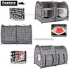 Mispace Portable Twin Compartment Show House Cat Cage/Condo - Easy