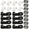 24 Pcs Pool Solar Cover Reel Attachment Straps Kit Blanket