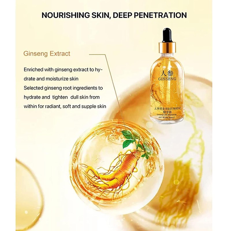 Ginseng Polypeptide Anti-Ageing Essence, Ginseng Extract Anti Wrinkle Serum, Ginseng