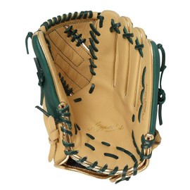 Rawlings Baseball Glove Soft Adult HYPER TECH COLOR SYNC GR5HTCA15W Camel/Dark Green [Pitcher] Size 11.75 *Right Throw (Left Hand Wear)