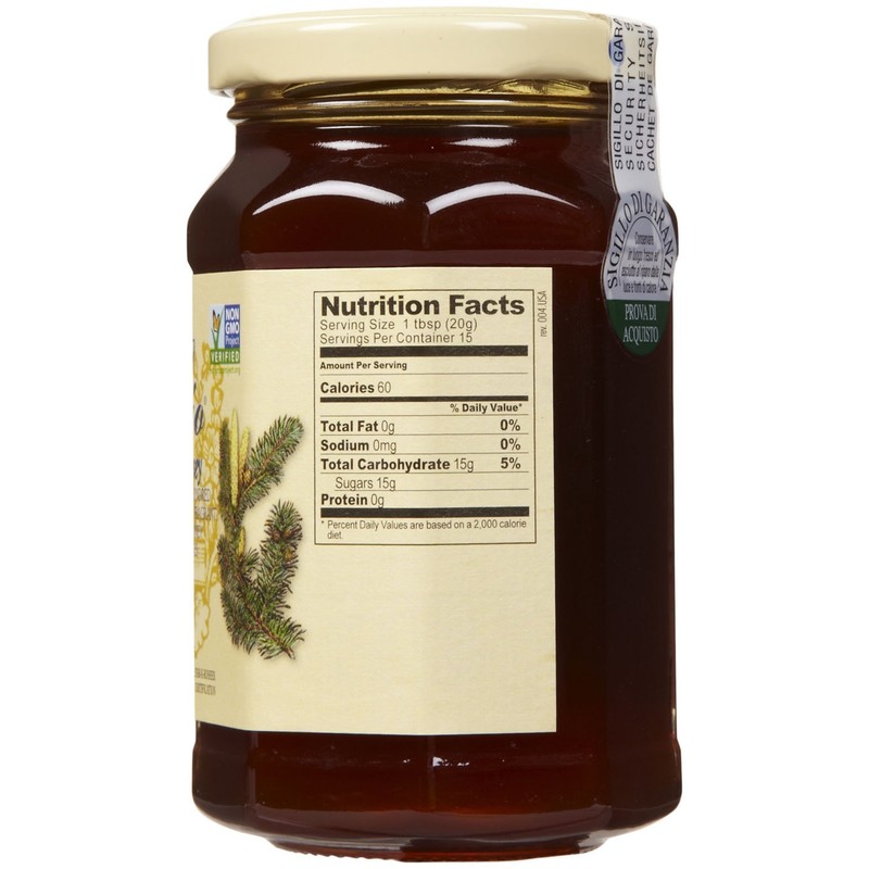 Rigoni di Asiago Organic Forest Honey, 10.58 oz, (Pack 1)