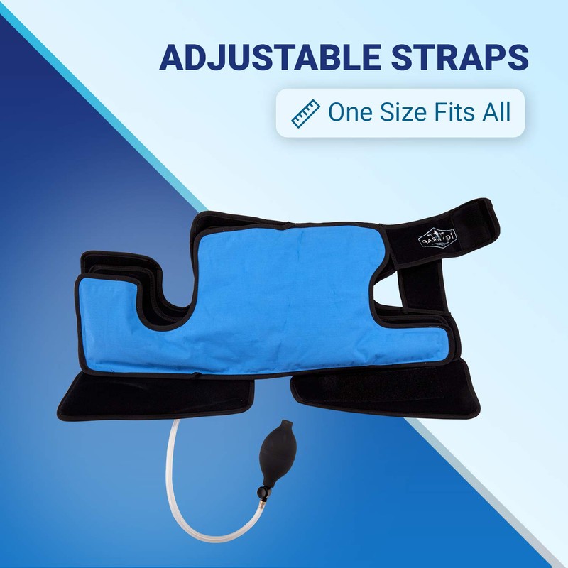 Icy Wrap Cold Pack Compression Wrap for Ankle, Foot Pain