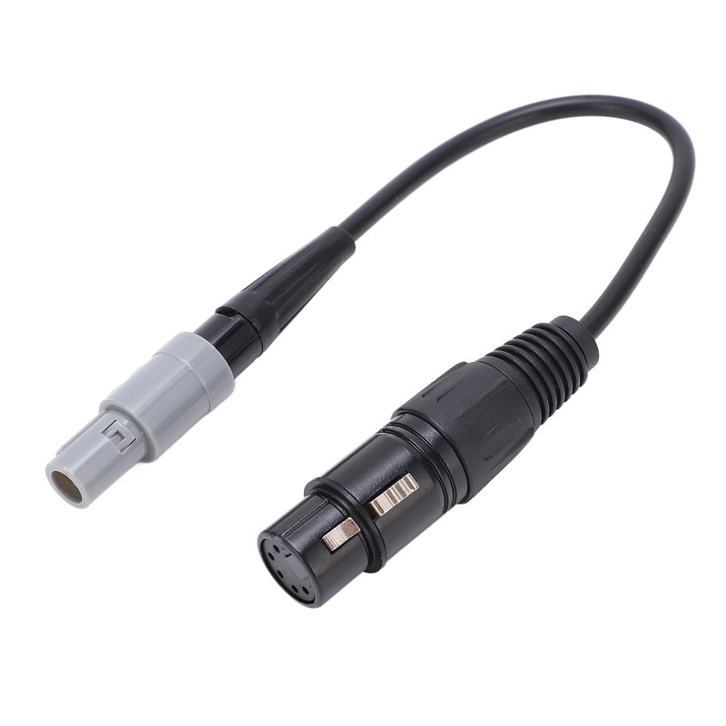 Aviation Headset Adapter 6pin LEMO to 5pin XLR High Density