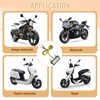 LEIBOCHAO Motorcycle LED Number Plate Light, 3 SMD LED Chip
