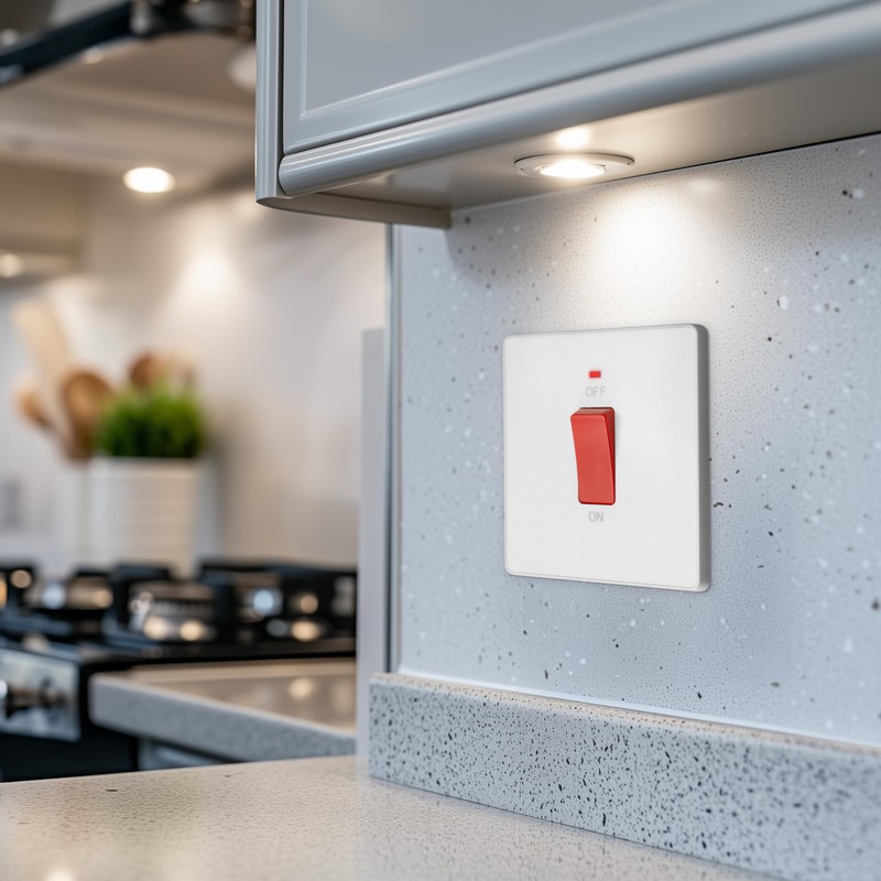 BG Electrical Cooker Control Switch Unit with LED Power Indicator,