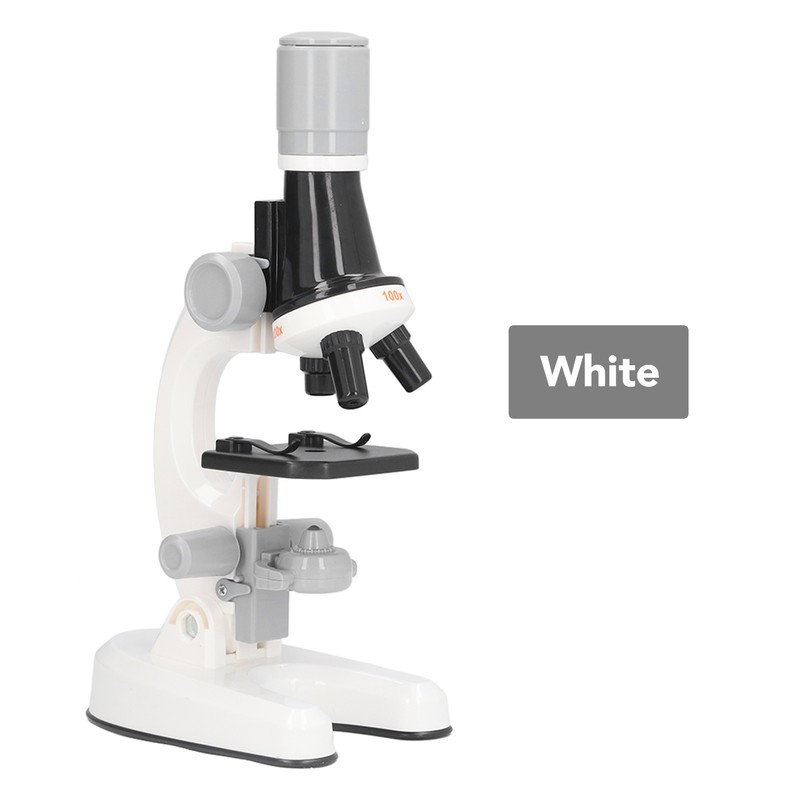 Kids Microscope Kit LED 1200X Microscope with Specimen Slides Science