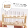 Totority 1 Set Test Tube Rack Model Lidded Test Tubes