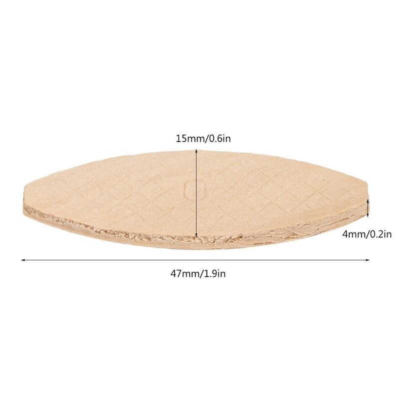 HURRISE Beechwood Joiner Biscuits, Number 0, Wood Joining Biscuits for