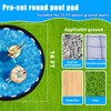 Above Ground Pool Thick Pad Round 16 FT 12Oz/Yd² Heavy-Duty