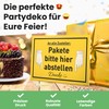 DankeDir! Pakete bitte hier abstellen – Plastic Sign 30 x