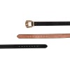 Western Belt Genuine Leather Gold Bull Longhorn Black 1 Crocodile