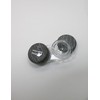 bepisof Gray Contact Lens Case - Dual Case with Leather
