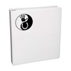 Yin Yang Horse Human Decal Notebook Car Laptop 5.5" (Black)