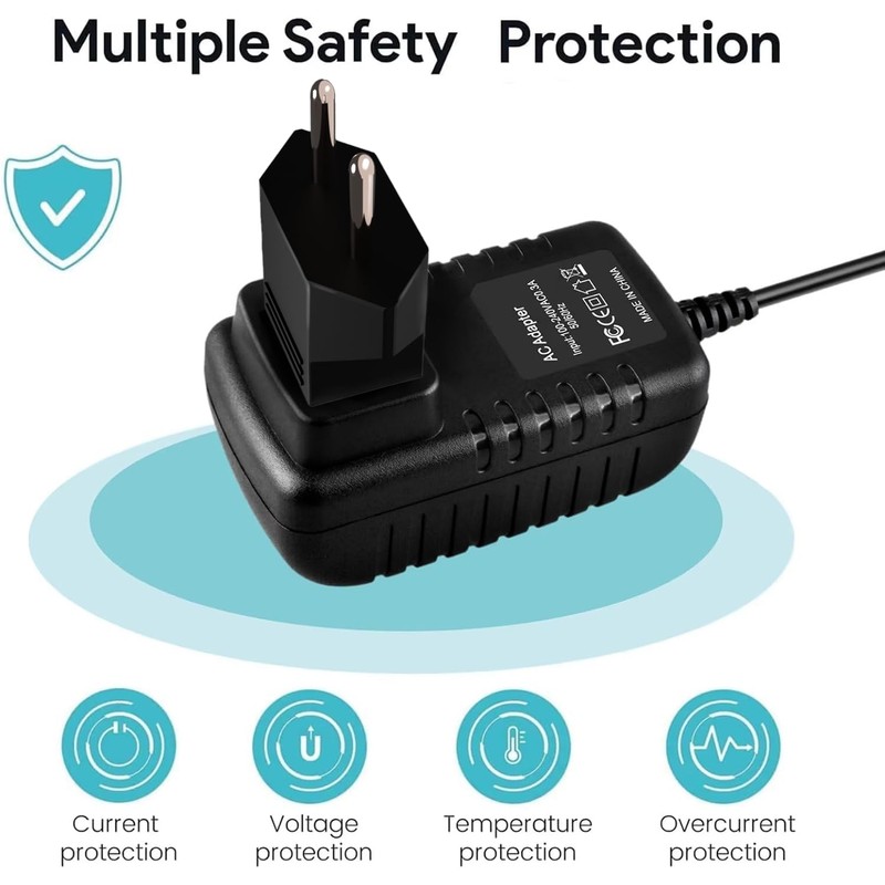 Guy-Tech 9V 2A AC Adapter Charger Compatible for iHome Speaker