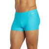 Sporti Traje de baño de pierna cuadrada sólida, Turquesa, 26