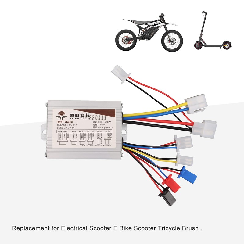 GOOFIT Motorcycle Speed Controller 24V 250W Replacement For Electrical Scooter