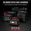 TowerTop 2/10/25 Amp 12V Smart Car Battery Charger, Fully Automatic