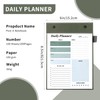 Mcdsuc Daily Planner Notepad,Meal Planning and To-Do List, Removable Inner