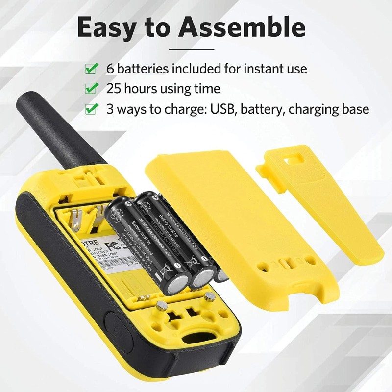 COTRE Walkie Talkies Two Way Radios Up to 32 Miles